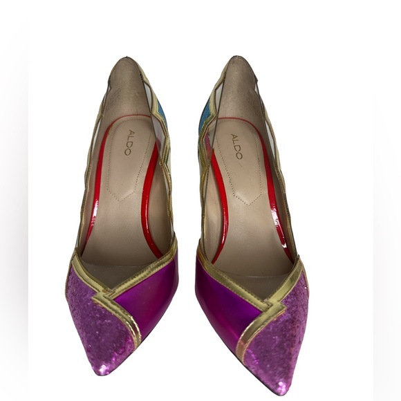 Aldo High Heels Color Block - Picture 2 of 5